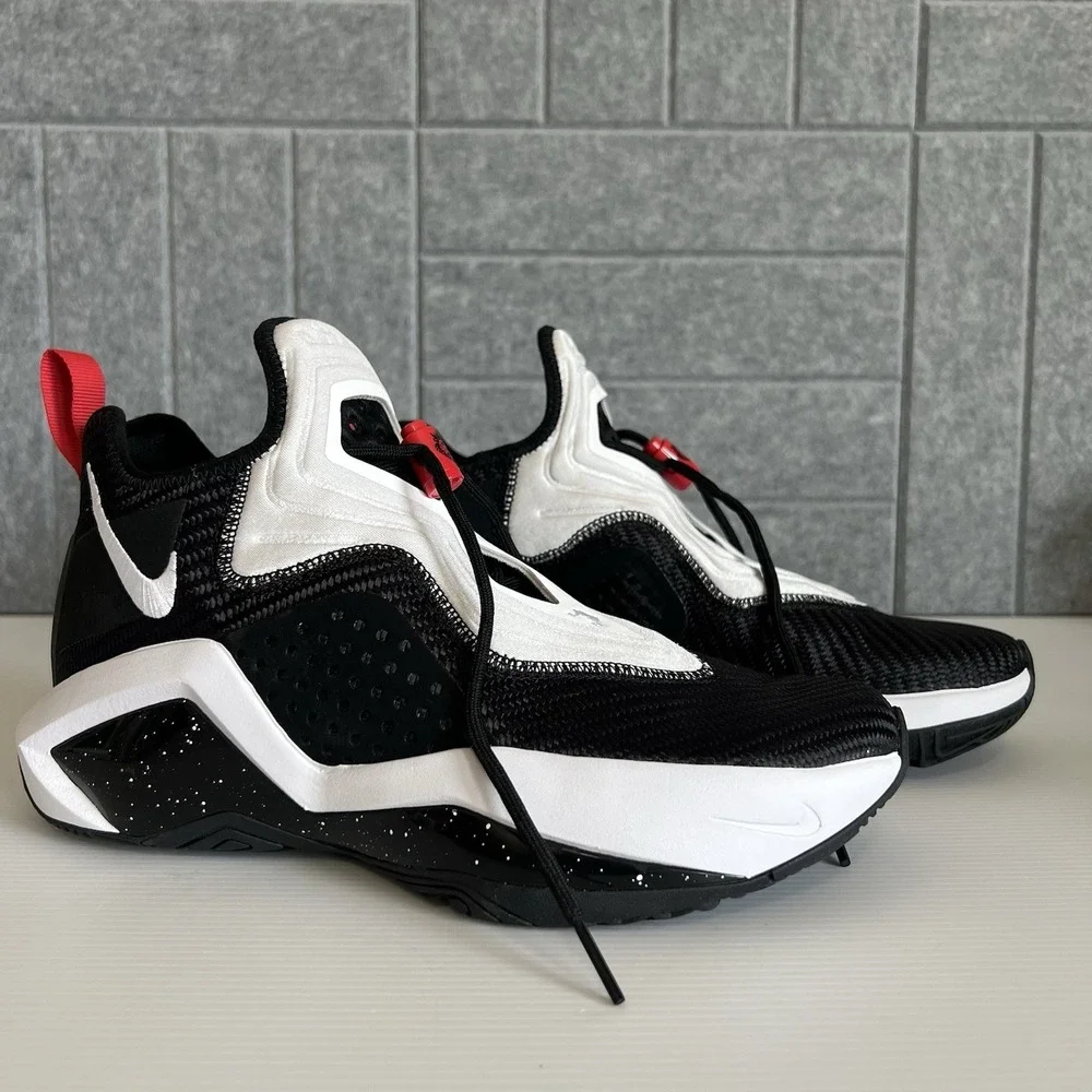 Nike Lebron Soldier 14 Black White Mens Size 7.5 Shoes CK6024-002
